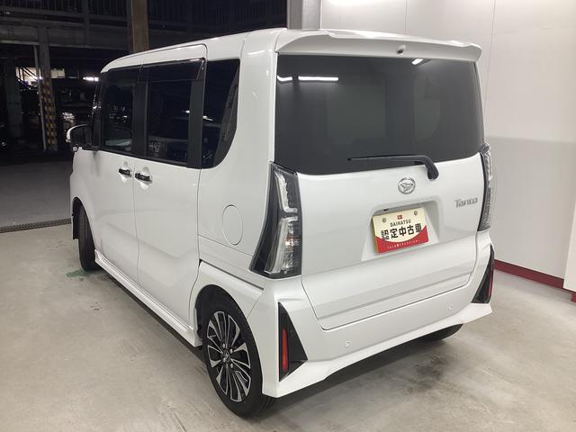 タントカスタムRS衝突被害軽減ブレーキ 横滑り防止装置 オートハイビーム アイドリングストップ ステアリングスイッチ オートライト キーフリー オートエアコン ナビ ドラレコ パノラマカメラ ETC マット バイザー(岐阜県)の中古車