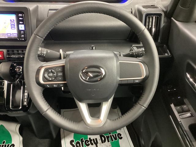 タントカスタムRS衝突被害軽減ブレーキ 横滑り防止装置 オートハイビーム アイドリングストップ ステアリングスイッチ オートライト キーフリー オートエアコン ナビ ドラレコ パノラマカメラ ETC マット バイザー(岐阜県)の中古車