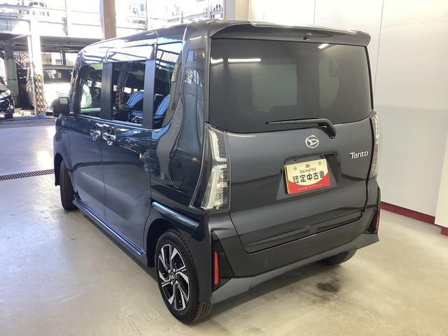タントカスタムX衝突被害軽減ブレーキ 横滑り防止装置 オートハイビーム アイドリングストップ ステアリングスイッチ オートライト キーフリーシステム オートエアコン パノラマカメラ マット バイザー(岐阜県)の中古車