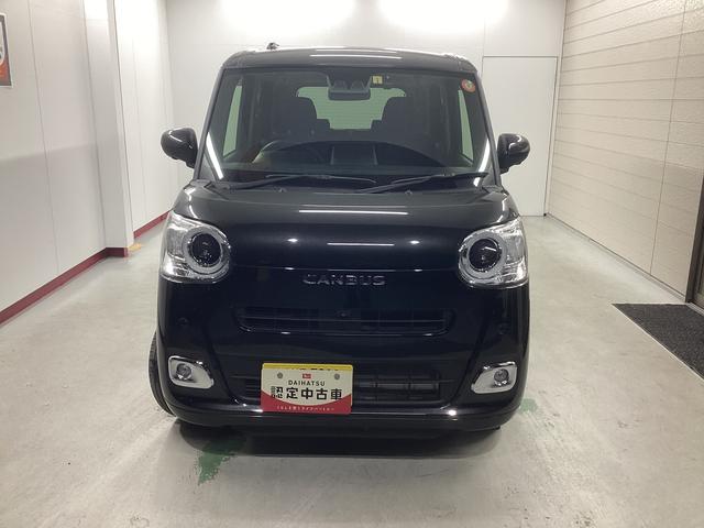 ムーヴキャンバスセオリーＧ衝突被害軽減ブレーキ　横滑り防止装置　オートハイビーム　アイドリングストップ　ステアリングスイッチ　オートライト　キーフリー　オートエアコン　ナビ　ドラレコ　パノラマカメラ　ＥＴＣ　マット　バイザー（岐阜県）の中古車