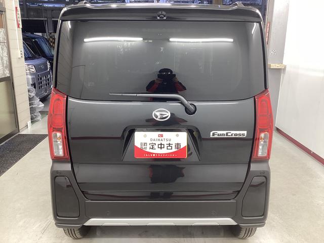 タントファンクロス衝突被害軽減ブレーキ　横滑り防止装置　オートハイビーム　アイドリングストップ　ステアリングスイッチ　オートライト　キーフリーシステム　オートエアコン　パノラマカメラ（岐阜県）の中古車