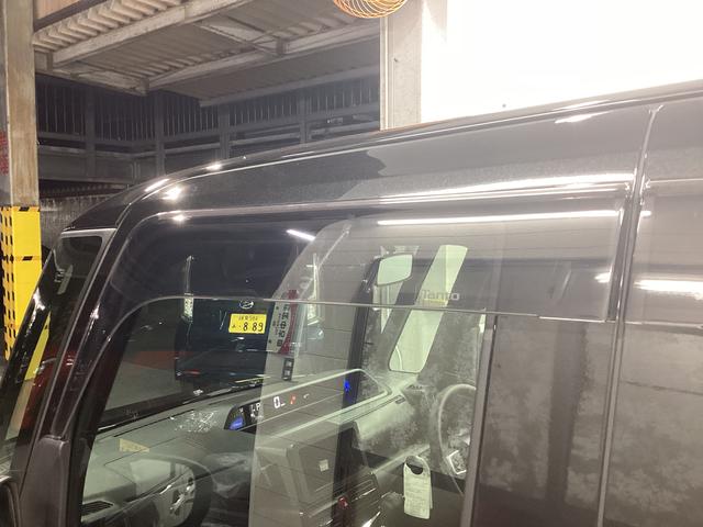 タントカスタムＸ衝突被害軽減ブレーキ　横滑り防止装置　オートハイビーム　アイドリングストップ　ステアリングスイッチ　オートライト　キーフリーシステム　オートエアコン　パノラマカメラ　マット　バイザー（岐阜県）の中古車