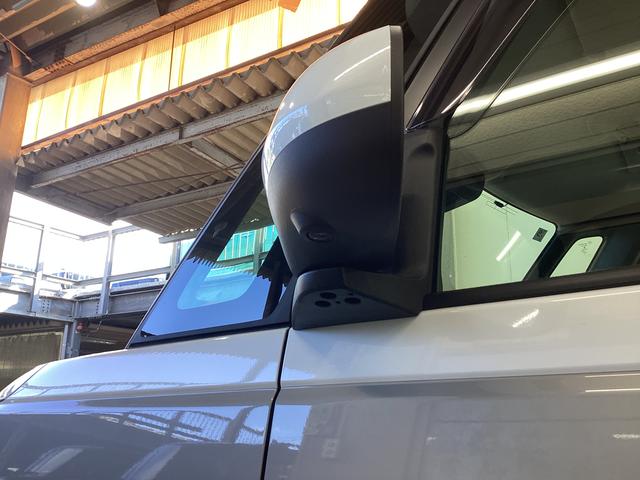 ムーヴキャンバスストライプスＧ衝突被害軽減ブレーキ　横滑り防止装置　オートハイビーム　アイドリングストップ　ステアリングスイッチ　オートライト　キーフリーシステム　オートエアコン　パノラマカメラ　マット　バイザー（岐阜県）の中古車