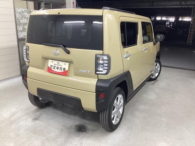 タフトＧ衝突被害軽減ブレーキ　横滑り防止装置　オートハイビーム　アイドリングストップ　ステアリングスイッチ　オートライト　キーフリーシステム　オートエアコン　ナビ　ドラレコ　バックカメラ　ＥＴＣ　マット（岐阜県）の中古車