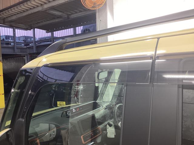 タントファンクロス衝突被害軽減ブレーキ　横滑り防止装置　オートハイビーム　アイドリングストップ　ステアリングスイッチ　オートライト　キーフリーシステム　オートエアコン　パノラマカメラ　マット　バイザー（岐阜県）の中古車