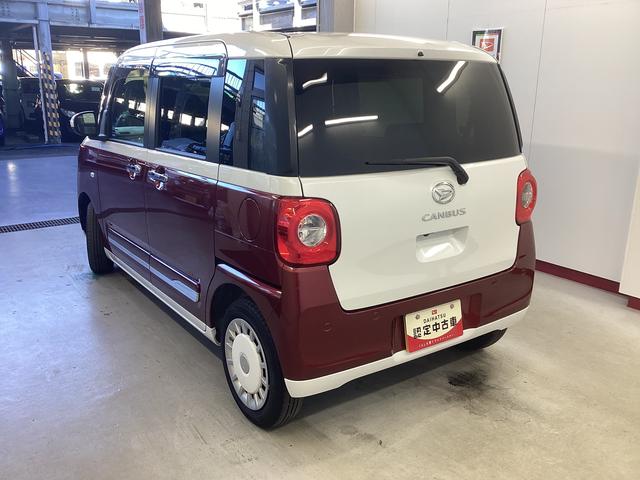 ムーヴキャンバスストライプスＧ衝突被害軽減ブレーキ　横滑り防止装置　オートハイビーム　アイドリングストップ　ステアリングスイッチ　オートライト　キーフリーシステム　オートエアコン　ナビ　ドラレコ　バックカメラ　マット　バイザー（岐阜県）の中古車