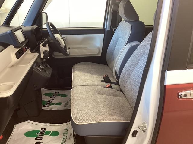 ムーヴキャンバスストライプスＧ衝突被害軽減ブレーキ　横滑り防止装置　オートハイビーム　アイドリングストップ　ステアリングスイッチ　オートライト　キーフリーシステム　オートエアコン　ナビ　ドラレコ　バックカメラ　マット　バイザー（岐阜県）の中古車