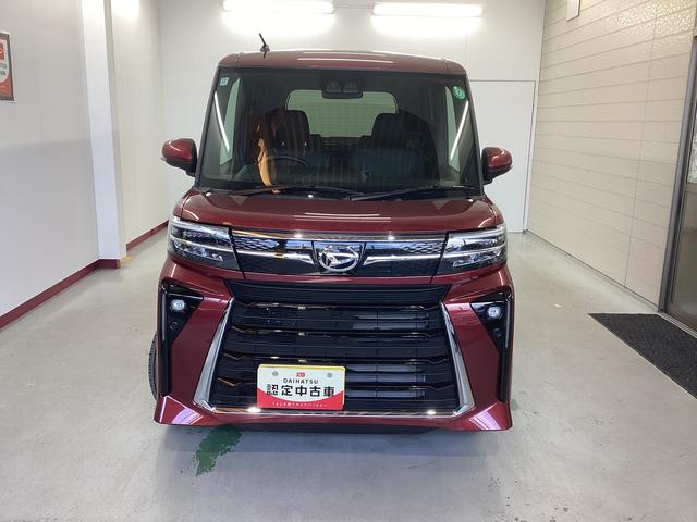 タントカスタムＸ衝突被害軽減ブレーキ　横滑り防止装置　オートハイビーム　アイドリングストップ　ステアリングスイッチ　オートライト　キーフリーシステム　オートエアコン　ディスプレイオーディオ　バックカメラ（岐阜県）の中古車