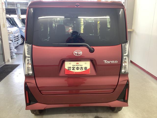 タントカスタムＸ衝突被害軽減ブレーキ　横滑り防止装置　オートハイビーム　アイドリングストップ　ステアリングスイッチ　オートライト　キーフリーシステム　オートエアコン　ディスプレイオーディオ　バックカメラ（岐阜県）の中古車