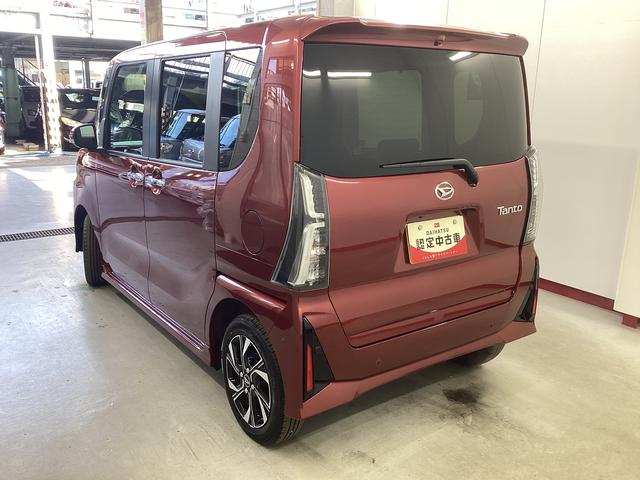 タントカスタムＸ衝突被害軽減ブレーキ　横滑り防止装置　オートハイビーム　アイドリングストップ　ステアリングスイッチ　オートライト　キーフリーシステム　オートエアコン　ディスプレイオーディオ　バックカメラ（岐阜県）の中古車