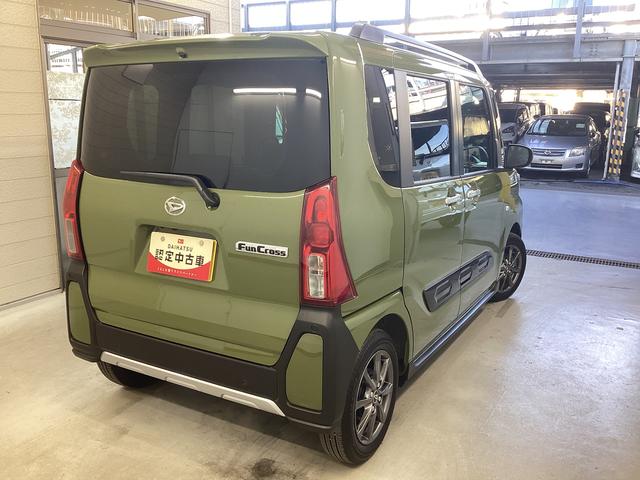 タントファンクロス衝突被害軽減ブレーキ 横滑り防止装置 オートハイビーム アイドリングストップ ステアリングスイッチ オートライト キーフリー オートエアコン ナビ ドラレコ パノラマカメラ ETC マット(岐阜県)の中古車