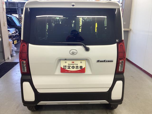 タントファンクロス衝突被害軽減ブレーキ　横滑り防止装置　オートハイビーム　アイドリングストップ　ステアリングスイッチ　オートライト　キーフリーシステム　オートエアコン　ディスプレイオーディオ　バックカメラ（岐阜県）の中古車