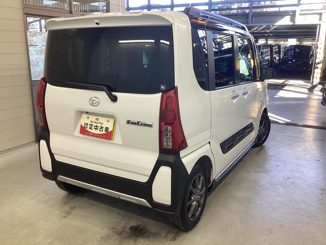 タントファンクロス衝突被害軽減ブレーキ　横滑り防止装置　オートハイビーム　アイドリングストップ　ステアリングスイッチ　オートライト　キーフリーシステム　オートエアコン　ディスプレイオーディオ　バックカメラ（岐阜県）の中古車