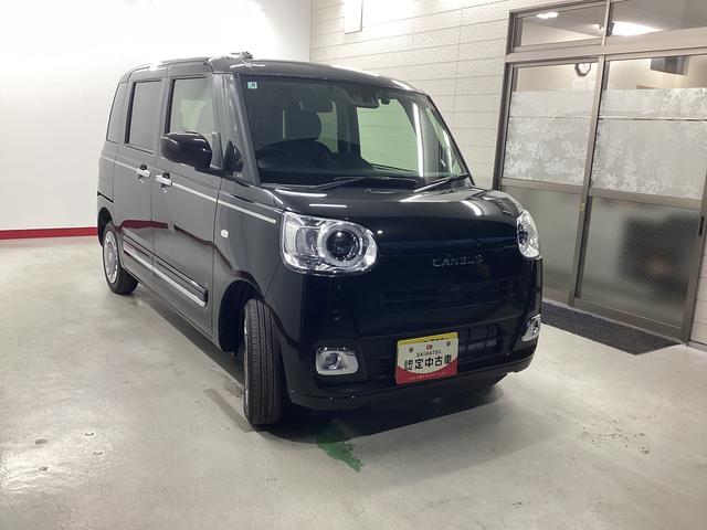 ムーヴキャンバスセオリーG衝突被害軽減ブレーキ 横滑り防止装置 4WD オートハイビーム アイドリングストップ ステアリングスイッチ オートライト キーフリー オートエアコン ナビ ドラレコ バックカメラ ETC マット(岐阜県)の中古車