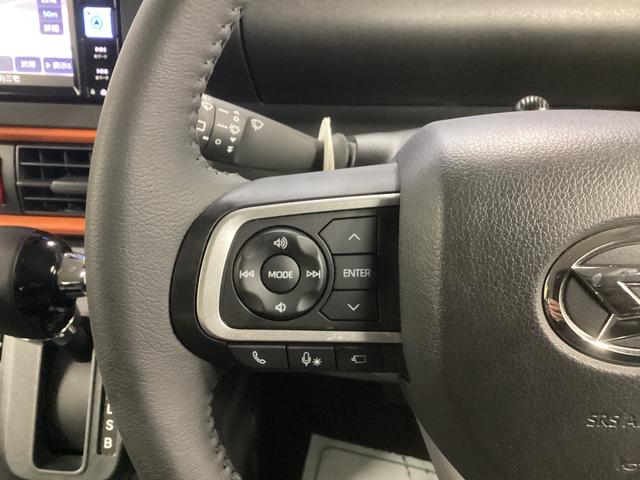 タントファンクロスターボ衝突被害軽減ブレーキ　横滑り防止装置　オートハイビーム　アイドリングストップ　ステアリングスイッチ　オートライト　キーフリー　オートエアコン　ナビ　ドラレコ　パノラマカメラ　ＥＴＣ　マットバイザー（岐阜県）の中古車