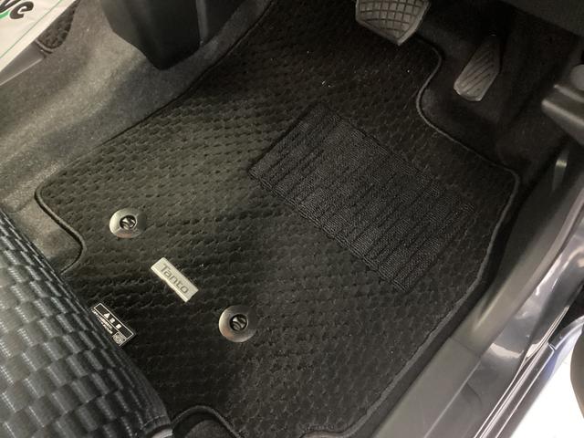 タントカスタムＸ衝突被害軽減ブレーキ　横滑り防止装置　オートハイビーム　アイドリングストップ　ステアリングスイッチ　オートライト　キーフリーシステム　オートエアコン　パノラマカメラ　マット　バイザー（岐阜県）の中古車