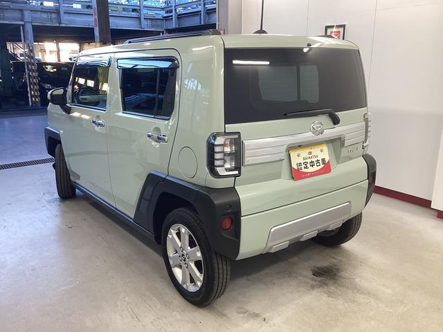 タフトG クロムベンチャー衝突被害軽減ブレーキ 横滑り防止装置 4WD オートハイビーム アイドリングストップ ステアリングスイッチ オートライト キーフリーシステム モニター付きオーディオ パノラマカメラ マット バイザー(岐阜県)の中古車