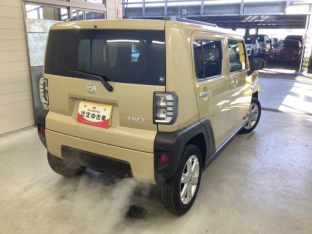 タフトＧ衝突被害軽減ブレーキ　横滑り防止装置　オートハイビーム　アイドリングストップ　ステアリングスイッチ　オートライト　キーフリー　オートエアコン　ディスプレイオーディオ　ドラレコ　バックカメラ　マット（岐阜県）の中古車