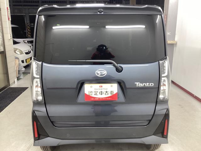 タントカスタムＸ衝突被害軽減ブレーキ　横滑り防止装置　オートハイビーム　アイドリングストップ　ステアリングスイッチ　オートライト　キーフリーシステム　オートエアコン　パノラマカメラ（岐阜県）の中古車