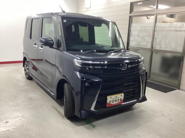 タントカスタムＸ衝突被害軽減ブレーキ　横滑り防止装置　オートハイビーム　アイドリングストップ　ステアリングスイッチ　オートライト　キーフリーシステム　オートエアコン　パノラマカメラ（岐阜県）の中古車