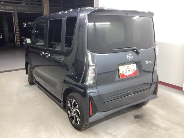 タントカスタムＸ衝突被害軽減ブレーキ　横滑り防止装置　オートハイビーム　アイドリングストップ　ステアリングスイッチ　オートライト　キーフリーシステム　オートエアコン　パノラマカメラ（岐阜県）の中古車