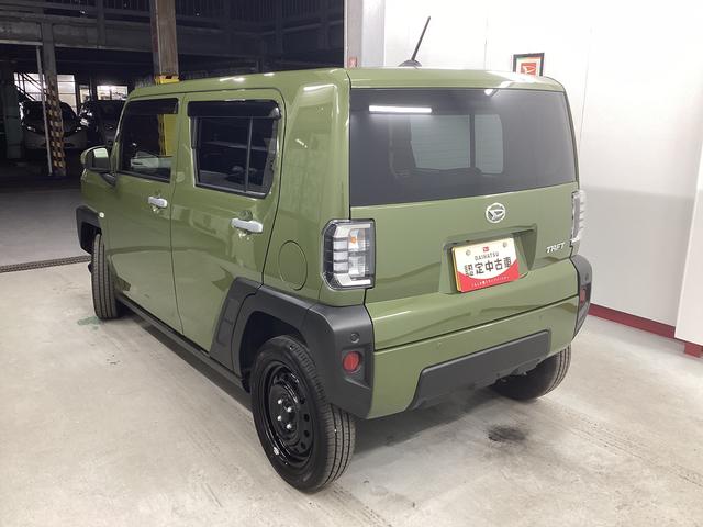 タフトX衝突被害軽減ブレーキ 横滑り防止装置 オートハイビーム アイドリングストップ ステアリングスイッチ オートライト キーフリーシステム オートエアコン パノラマカメラ マット バイザー(岐阜県)の中古車