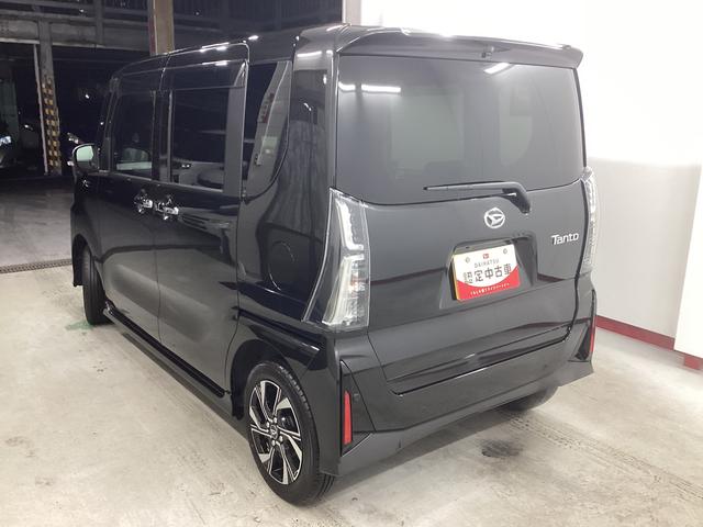 タントカスタムX衝突被害軽減ブレーキ 横滑り防止装置 オートハイビーム アイドリングストップ ステアリングスイッチ オートライト キーフリーシステム オートエアコン パノラマカメラ マット バイザー(岐阜県)の中古車