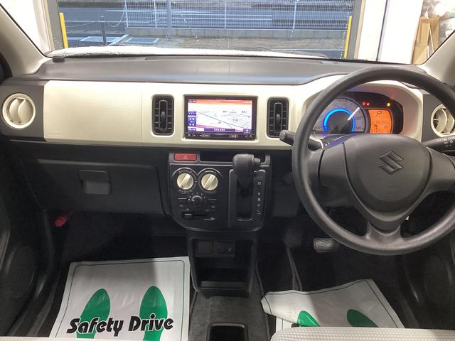 アルトL衝突被害軽減ブレーキ 横滑り防止装置 アイドリングストップ ステアリングスイッチ オートライト キーレス エアコン 社外ナビ(テレビレス) ETC マット バイザー(岐阜県)の中古車