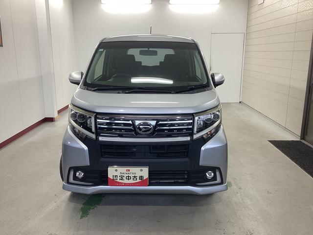 ムーヴカスタム　Ｘ　ハイパーＳＡ衝突被害軽減ブレーキ　横滑り防止装置　アイドリングストップ　ステアリングスイッチ　オートライト　キーフリーシステム　オートエアコン　社外ナビ　マット　バイザー（岐阜県）の中古車