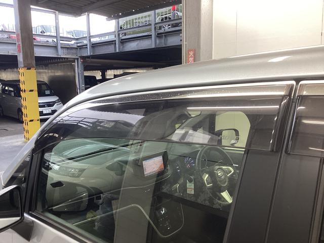 ムーヴカスタム　Ｘ　ハイパーＳＡ衝突被害軽減ブレーキ　横滑り防止装置　アイドリングストップ　ステアリングスイッチ　オートライト　キーフリーシステム　オートエアコン　社外ナビ　マット　バイザー（岐阜県）の中古車