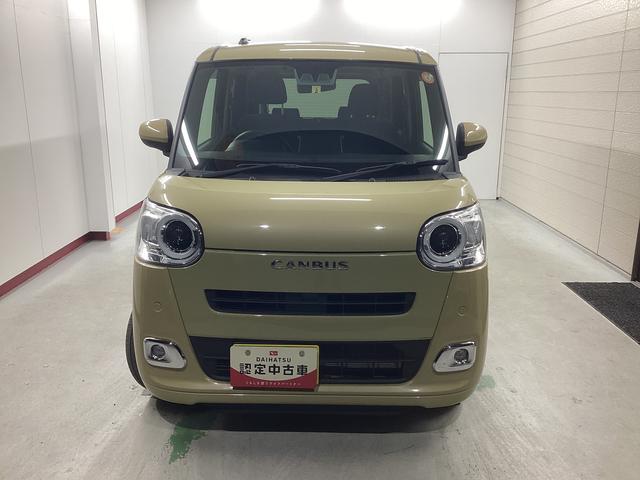 ムーヴキャンバスセオリーＧターボ衝突被害軽減ブレーキ　横滑り防止装置　オートハイビーム　アイドリングストップ　ステアリングスイッチ　オートライト　キーフリー　オートエアコン　ＣＤチューナー　バックカメラ　ＥＴＣ　マット　バイザー（岐阜県）の中古車