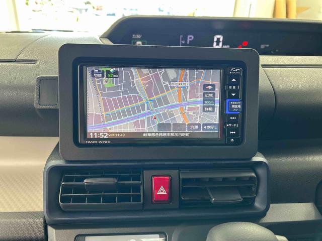 タントＸ衝突被害軽減ブレーキ　横滑り防止装置　オートハイビーム　アイドリングストップ　ステアリングスイッチ　オートライト　キーフリーシステム　オートエアコン　ナビ　ドラレコ　バックカメラ　マット　バイザー（岐阜県）の中古車