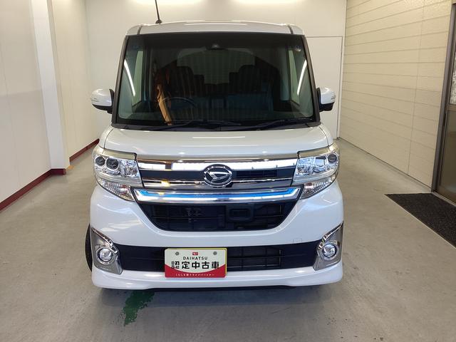 タントカスタムRS トップエディションSAII衝突被害軽減ブレーキ 横滑り防止装置 アイドリングストップ ステアリングスイッチ オートライト キーフリーシステム オートエアコン ナビ バックカメラ マット バイザー(岐阜県)の中古車