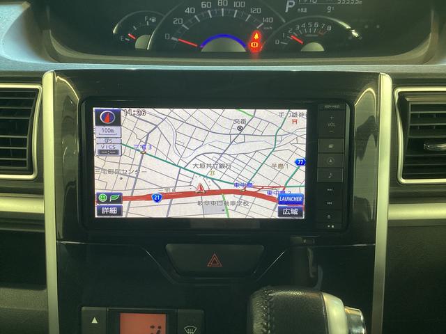 タントカスタムRS トップエディションSAII衝突被害軽減ブレーキ 横滑り防止装置 アイドリングストップ ステアリングスイッチ オートライト キーフリーシステム オートエアコン ナビ バックカメラ マット バイザー(岐阜県)の中古車