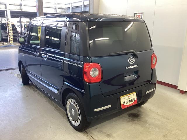 ムーヴキャンバスセオリーＧ衝突被害軽減ブレーキ　横滑り防止装置　オートハイビーム　アイドリングストップ　ステアリングスイッチ　オートライト　キーフリー　オートエアコン　ナビ　ドラレコ　パノラマカメラ　ＥＴＣ　マット　バイザー（岐阜県）の中古車