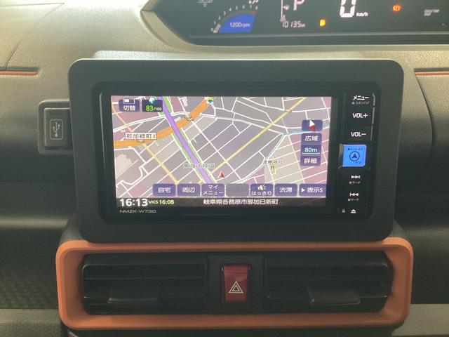 タントファンクロスターボ衝突被害軽減ブレーキ　横滑り防止装置　オートハイビーム　アイドリングストップ　ステアリングスイッチ　オートライト　キーフリー　オートエアコン　ナビ　ドラレコ　パノラマカメラ　ＥＴＣ　マット　バイザー（岐阜県）の中古車