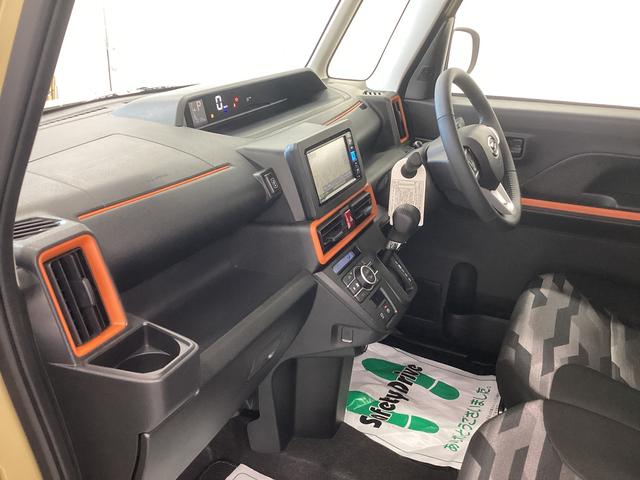 タントファンクロスターボ衝突被害軽減ブレーキ　横滑り防止装置　オートハイビーム　アイドリングストップ　ステアリングスイッチ　オートライト　キーフリー　オートエアコン　ナビ　ドラレコ　パノラマカメラ　ＥＴＣ　マット　バイザー（岐阜県）の中古車