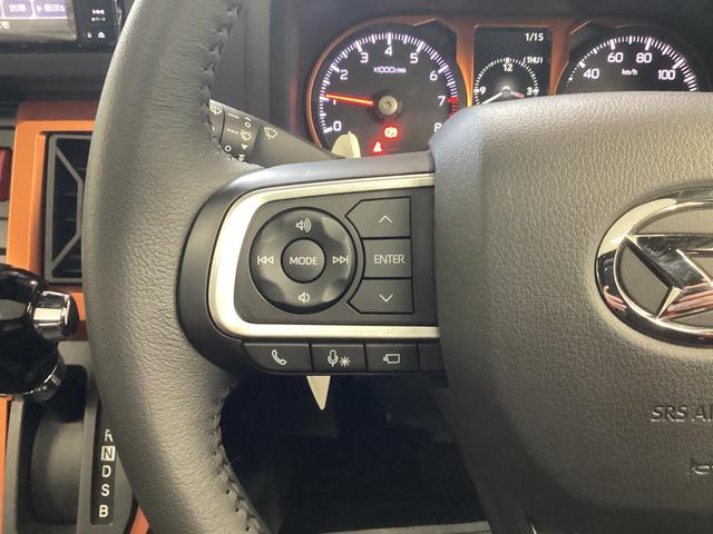 タフトＧターボ衝突被害軽減ブレーキ　横滑り防止装置　オートハイビーム　アイドリングストップ　ステアリングスイッチ　オートライト　キーフリーシステム　オートエアコン　ナビ　ドラレコ　パノラマカメラ　ＥＴＣ　マット（岐阜県）の中古車