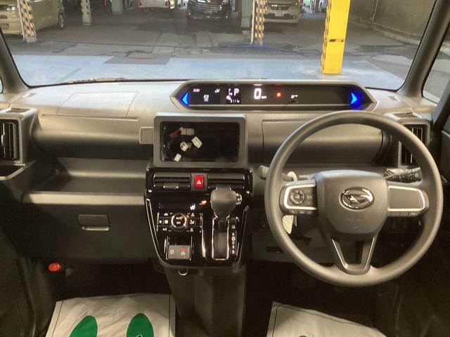 タントカスタムＸ衝突被害軽減ブレーキ　横滑り防止装置　オートハイビーム　アイドリングストップ　ステアリングスイッチ　オートライト　キーフリーシステム　オートエアコン　パノラマカメラ　マット　バイザー（岐阜県）の中古車