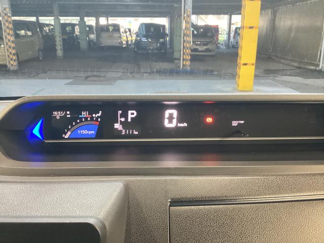 タントカスタムＸ衝突被害軽減ブレーキ　横滑り防止装置　オートハイビーム　アイドリングストップ　ステアリングスイッチ　オートライト　キーフリーシステム　オートエアコン　パノラマカメラ　マット　バイザー（岐阜県）の中古車