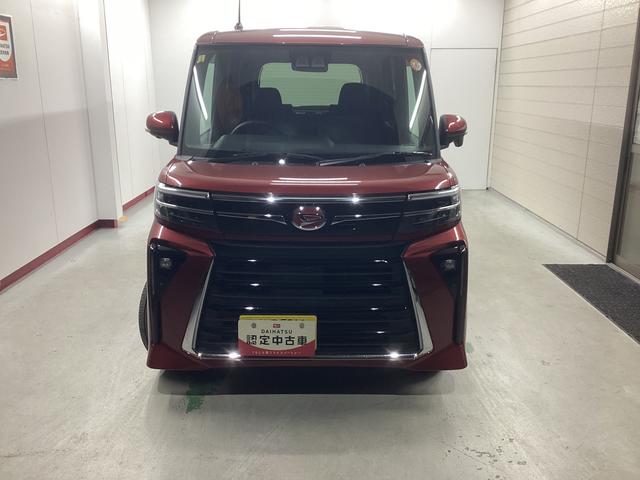 タントカスタムＲＳ衝突被害軽減ブレーキ　横滑り防止装置　オートハイビーム　アイドリングストップ　ステアリングスイッチ　オートライト　キーフリーシステム　オートエアコン　パノラマカメラ　マット　バイザー（岐阜県）の中古車