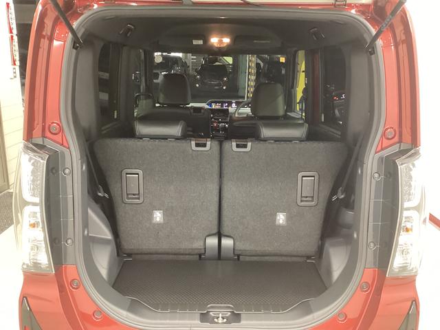 タントカスタムＲＳ衝突被害軽減ブレーキ　横滑り防止装置　オートハイビーム　アイドリングストップ　ステアリングスイッチ　オートライト　キーフリーシステム　オートエアコン　パノラマカメラ　マット　バイザー（岐阜県）の中古車