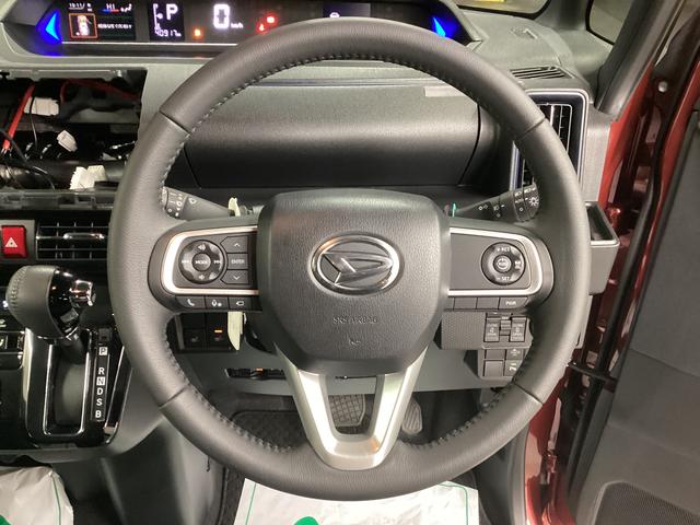 タントカスタムＲＳ衝突被害軽減ブレーキ　横滑り防止装置　オートハイビーム　アイドリングストップ　ステアリングスイッチ　オートライト　キーフリーシステム　オートエアコン　パノラマカメラ　マット　バイザー（岐阜県）の中古車