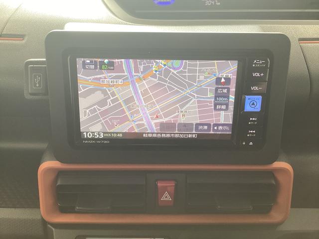 タントファンクロスターボ衝突被害軽減ブレーキ　横滑り防止装置　オートハイビーム　アイドリングストップ　ステアリングスイッチ　オートライト　キーフリーシステム　オートエアコン　ナビ　ドラレコ　パノラマカメラ　ＥＴＣ（岐阜県）の中古車