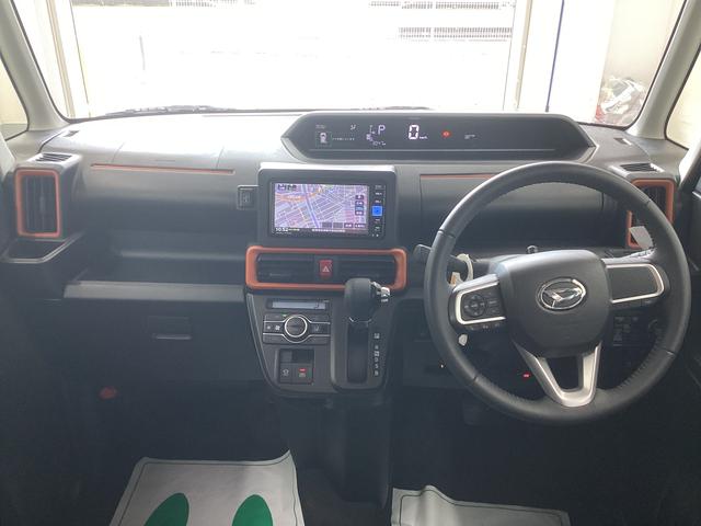 タントファンクロスターボ衝突被害軽減ブレーキ　横滑り防止装置　オートハイビーム　アイドリングストップ　ステアリングスイッチ　オートライト　キーフリーシステム　オートエアコン　ナビ　ドラレコ　パノラマカメラ　ＥＴＣ（岐阜県）の中古車