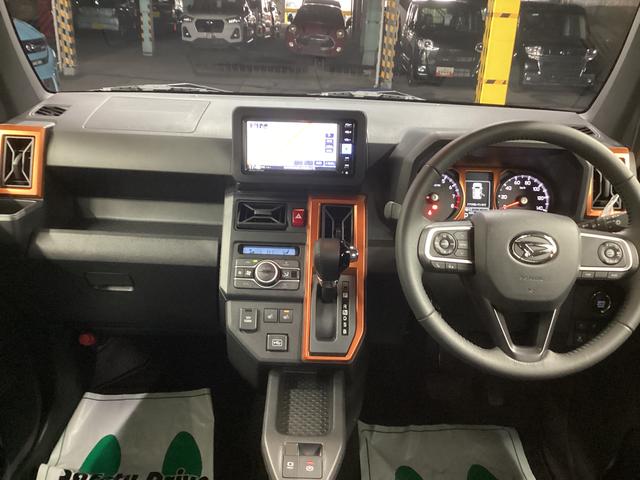 タフトＧ衝突被害軽減ブレーキ　横滑り防止装置　オートハイビーム　アイドリングストップ　ステアリングスイッチ　オートライト　キーフリーシステム　オートエアコン　ナビ　ドラレコ　バックカメラ　ＥＴＣ　マット（岐阜県）の中古車