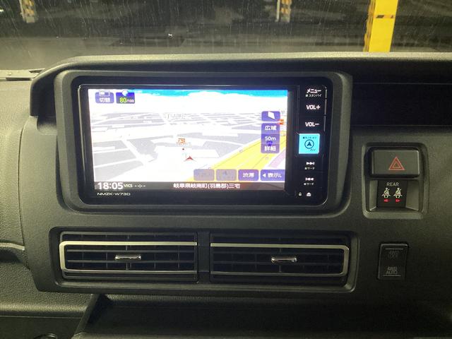 アトレーＲＳ衝突被害軽減ブレーキ　横滑り防止装置　４ＷＤ　ＣＶＴ　エアコン　パワステ　ステアリングスイッチ　オートハイビーム　アイドリングストップ　ナビ　ドラレコ　バックカメラ　ＥＴＣ　マット　バイザー（岐阜県）の中古車