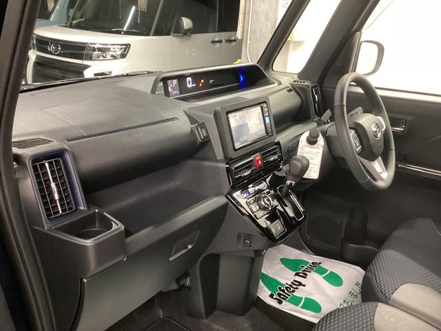 タントカスタムRS衝突被害軽減ブレーキ 横滑り防止装置 オートハイビーム アイドリングストップ ステアリングスイッチ オートライト キーフリー オートエアコン ナビ ドラレコ パノラマカメラ ETC マット バイザー(岐阜県)の中古車