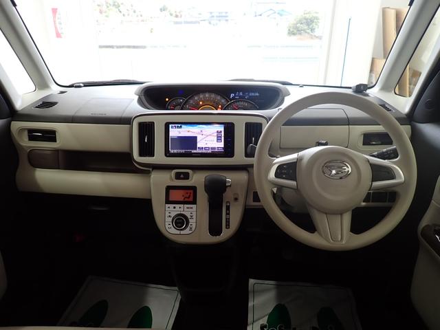 ムーヴキャンバスＧメイクアップ　ＳＡII衝突被害軽減ブレーキ　横滑り防止装置　アイドリングストップ　ステアリングスイッチ　オートライト　キーフリーシステム　オートエアコン　社外ナビ　バックカメラ　マット　バイザー（岐阜県）の中古車