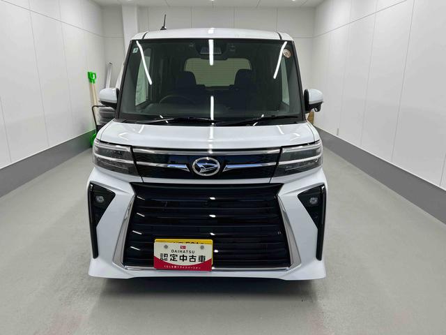 タントカスタムＲＳ衝突被害軽減ブレーキ　横滑り防止装置　オートハイビーム　アイドリングストップ　ステアリングスイッチ　オートライト　キーフリー　オートエアコン　ナビ　ドラレコ　パノラマカメラ　ＥＴＣ　マット　バイザー（岐阜県）の中古車